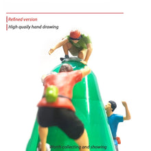 Load image into Gallery viewer, 3 pcs Miniature Rock Climber Sport Climbing People Figure 1/87 1/64 Scale Models Building Landscape Scene Accessories Diorama Supplies

