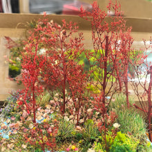 Load image into Gallery viewer, Miniature Bush Trees Model 5 Colors Vegetation for HO N Scale Train Layouts, DIY Diorama, Wargames, Model landscapes, and Craft Supplies
