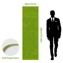 Load image into Gallery viewer, Artificial Grass Mat 40x200cm, 2mm Thick Model Landscape Sheet DIY Diorama Lawn, Miniature Scenery

