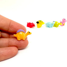 Load image into Gallery viewer, 6/12 pcs Mixed Miniature Cute Dino Dinosaur Figure Model DIY Dollhouse Landscape Fairy Garden Accessories Terrarium Diorama Craft Supplies
