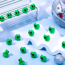Load image into Gallery viewer, 50pcs Mini Alien Duck Resin Figures for DIY Crafts, Miniature Garden, Fairy Garden Accessories

