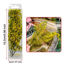 Load image into Gallery viewer, Miniature Model Bushes for HO N Scale Diorama, Colorful Shrub Scenery, Railway Landscape Plants
