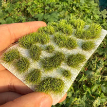 Load image into Gallery viewer, 18pcs Static Grass Tufts for Miniatures, Model Railway Scenery, Diorama Grass Clusters, War Gaming Terrain Supply
