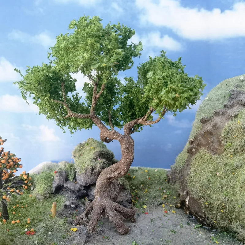 Miniature Bonsai Tree Model 4/7/10/12/15cm - DIY Train Scenery