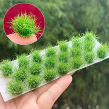 Load image into Gallery viewer, 16mm Miniature Grass Tufts – 20 Wild Grass and Weed Clumps
