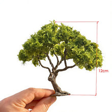 Load image into Gallery viewer, Miniature Green Oak Wire Tree Model 10–25cm for Diorama Railway Layout Craft Supply
