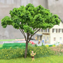 Load image into Gallery viewer, 2 pcs 12cm Miniature Sakura Trees Model with Wire Trunk for Train Layout, DIY Sand Table, Dioramas, Dollhouse Gardens, and Micro Landscape
