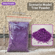 Load image into Gallery viewer, Artificial Purple Foliage Powder 30g, Model Making Diorama Scenery Material, Miniature Landscape Grass Moss
