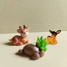 Load image into Gallery viewer, 10pcs Mini Deer Figurines for Fairy Garden, Terrarium, Dollhouse, Bonsai, DIY Crafts, Moss Landscape, Miniature Animal Model, Decor Supplies
