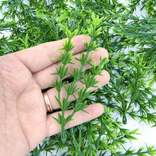 Load image into Gallery viewer, 20pcs Artificial Green Pine Sprigs 12cm for Wreath Making, Miniature Landscaping, and DIY Crafts
