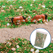 Load image into Gallery viewer, 30g Static Grass Cluster Powder with Stones and Leaves for Diorama Railway Scene Building Sand Table Landscape Decoration Craft Supply
