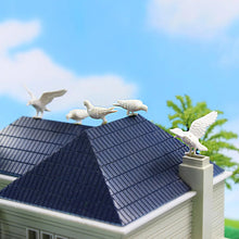 Load image into Gallery viewer, 24 pcs Miniature Pigeon Dove Bird Animal Unpainted Figures 1:50 Models O Scale Dollhouse Garden Landscape Scenery Layout Diorama Supplies
