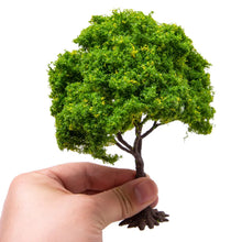 Load image into Gallery viewer, 10–15cm Miniature Model Tree – Wire Trunk Trees for Diorama, Railway Train Layout, Architecture Models, Dollhouse and DIY Craft Supplies
