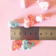 Load image into Gallery viewer, 10pcs Mini Elephant Figurines Blue Pink Miniatures Animals Models for Fairy Garden, Dollhouse, Terrarium, Bonsai, Crafts &amp; DIY Home Decor
