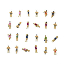 Load image into Gallery viewer, 30 pcs Miniature Swimming People Figure 1/50-1/150 Scale Models Beach Pool Landscape Sand Table Layout Scenery Accessories Diorama Supplies
