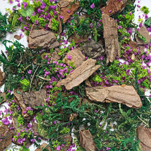 Load image into Gallery viewer, 30g Miniature Grass Moss Bark Foliage Mix for Diorama, Model Railway Scenery &amp; Terrain Crafting
