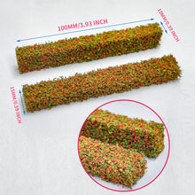 Load image into Gallery viewer, 8pcs Miniature Shrub Strips for Diorama Hedge Scenery, Model Railway Bushes, Roadside Plants, Landscapes
