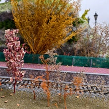 Load image into Gallery viewer, Miniature Bush Trees Model 5 Colors Vegetation for HO N Scale Train Layouts, DIY Diorama, Wargames, Model landscapes, and Craft Supplies
