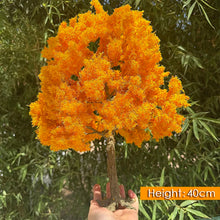 Load image into Gallery viewer, 28cm/ 40cm Yellow Orange Miniature Wire Tree Model G Scale for Dioramas, DIY Landscape, Dollhouse, Railway scenery, and Train Layouts
