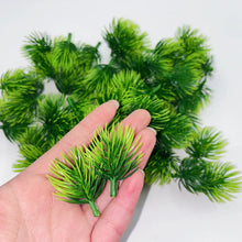 Load image into Gallery viewer, 30pcs Artificial Pine Needle Picks Mini Faux Greenery for DIY Crafts, Terrarium, Miniature Scenes
