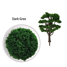 Load image into Gallery viewer, 50g Dark Green Scenic Foliage for Diorama Trees, Model Landscape Scatter, Miniature Terrain Grass
