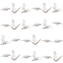 Load image into Gallery viewer, 24 pcs Miniature Pigeon Dove Bird Animal Unpainted Figures 1:75 Models OO Scale Dollhouse Garden Landscape Scenery Layout Diorama Supplies
