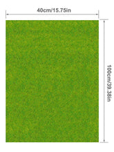 Load image into Gallery viewer, Model Grass Mat 40x100cm Artificial Turf for Railway Layouts, Dioramas, Terrain, Miniature Scenery Landscaping
