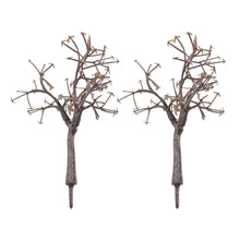 Load image into Gallery viewer, 10pcs Miniature Bare Tree Models 12cm, Brown Winter Trees for Diorama, Railway Scenery, Landscape, Craft Supplies
