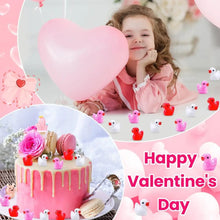 Load image into Gallery viewer, 50/100 pcs Miniature Resin Valentine&#39;s Day Little Duck Models DIY Scenery Dollhouse Landscape Fairy Garden Terrarium Diorama Craft Supplies
