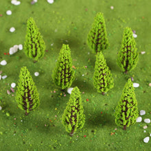 Load image into Gallery viewer, Miniature Cedar Trees 4.8cm Model for Diorama Railway Scenery Landscape Craft Supplies (50pcs)
