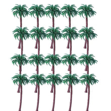 Load image into Gallery viewer, 5/10/20pcs Miniature Coconut Palm Trees Model 5.5-19cm for Diorama Landscape Scenery
