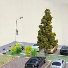 Load image into Gallery viewer, 8/10/14cm Miniature Army Green Pine Wire Tree Model Train Railway DIY Scenery Dollhouse Garden Landscape Terrarium Diorama Craft Supplies
