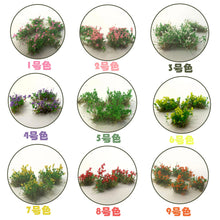 Load image into Gallery viewer, Miniature Tearable Flower Cluster Grass Model Train Railway Accessories DIY Scenery Landscape Dollhouse Terrarium Diorama Craft Supplies
