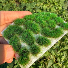 Load image into Gallery viewer, 18pcs Static Grass Tufts for Miniatures, Model Railway Scenery, Diorama Grass Clusters, War Gaming Terrain Supply
