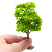 Load image into Gallery viewer, 10–15cm Miniature Model Tree – Wire Trunk Trees for Diorama, Railway Train Layout, Architecture Models, Dollhouse and DIY Craft Supplies
