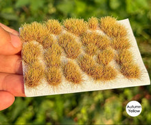 Load image into Gallery viewer, 18pcs Static Grass Tufts for Miniatures, Model Railway Scenery, Diorama Grass Clusters, War Gaming Terrain Supply
