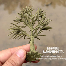 Load image into Gallery viewer, 10cm Miniature Simulation Tree Trunk Plastic Model Tree for Diorama HO 1:87 Scale Landscape Scenery Railway Layout Craft Supplies
