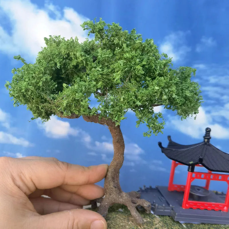 bonsai tree diorama Miniature Bonsai Tree Model 4–15cm for Diorama, Train Scenery, Terrain –  e-Toyer