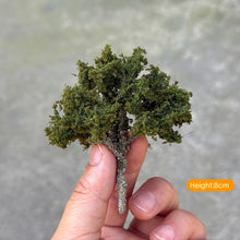 Load image into Gallery viewer, Miniature Autumn Green Model Tree 8/12cm, Railway Scenery, Diorama Craft Supply
