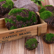 Load image into Gallery viewer, 6 pcs Miniature Moss Stone Rock Models Train Railway Accessories DIY Scene Fairy Garden Landscape Dollhouse Terrarium Diorama Craft Supplies
