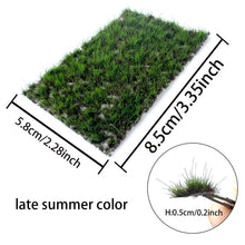 Load image into Gallery viewer, 5mm Miniature Wetland Grass Tufts – Model Train Scenery, Wargaming Terrain, Diorama, and DIY Sand Table Landscape Supplies
