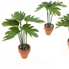 Load image into Gallery viewer, 1/12 Scale Dollhouse Green Plant Potted Model, Miniature Flower Pot, Simulation Plant Decor, Mini Garden Scene, Micro Landscape Ornament
