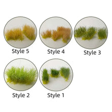Load image into Gallery viewer, 12mm Static Grass Tufts for Miniatures, Diorama Scenery, Model Railway, Terrain, Hand-Tear Landscaping Supply

