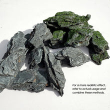 Load image into Gallery viewer, 20pcs Moss Rock Scenery Stones for Diorama, Miniature Landscape, Model Train Terrain, Fairy Garden

