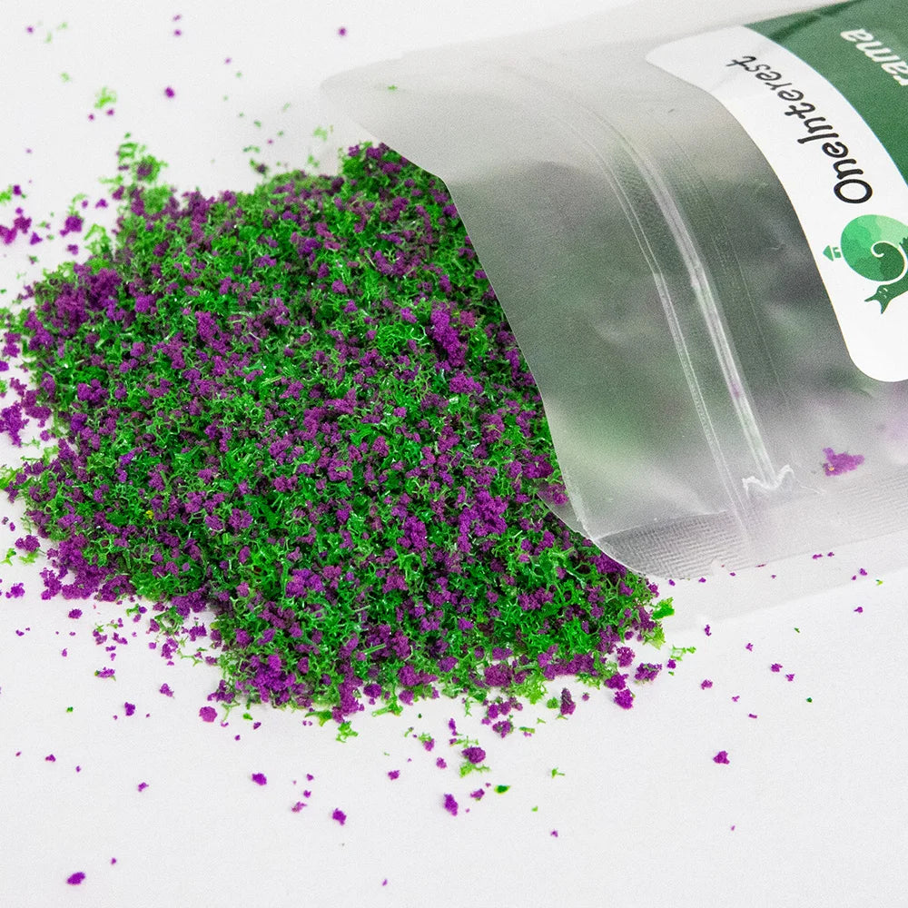 30g Miniature Model Foliage Powder Green Grass Scatter for HO OO N Diorama Scenery, Railway Layouts, Wargaming Terrain & DIY Crafts