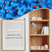 Load image into Gallery viewer, 50/100 pcs Miniature Resin Grayish Blue Little Duck Models DIY Scenery Dollhouse Landscape Fairy Garden Terrarium Diorama Craft Supplies
