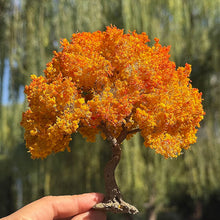 Load image into Gallery viewer, Miniature Autumn Wire Tree 10/15cm Model for Dollhouse, Architectural Scenery, DIY Landscape Projects

