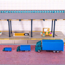 Load image into Gallery viewer, Miniature Container Truck Models 1:100-500 Scale Vehicles for Diorama Architecture Railway Layouts 5 pcs

