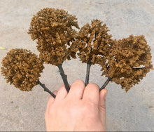 Load image into Gallery viewer, Miniature Deep Brown Model Trees 3–12cm for Diorama, Railway Layout, Architecture Scenery &amp; Craft Projects (100pcs)
