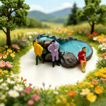 Load image into Gallery viewer, 20pcs Miniature People Figures, HO Scale 1:87 Model Railway Diorama Craft Supplies
